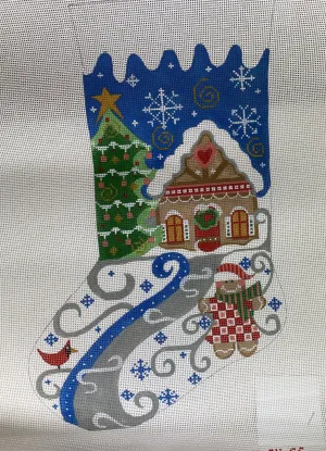 * Danji Designs CH-55 Gingerbread Girl Stocking
