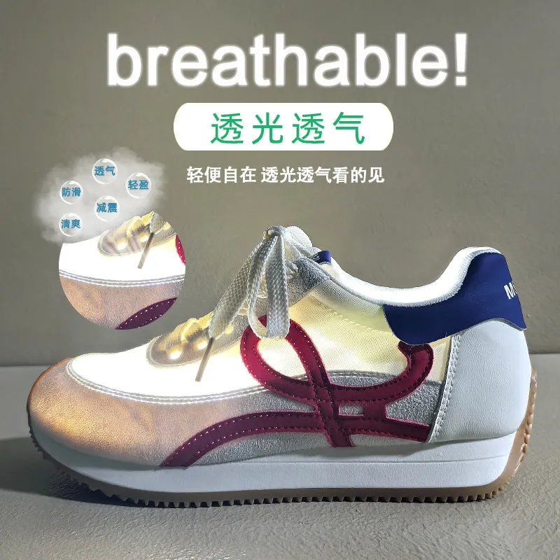 2025 ins Korean version of the new Forrest Gump shoes for women  summer student sports breathable leisure thick sole height increase FSCL-601