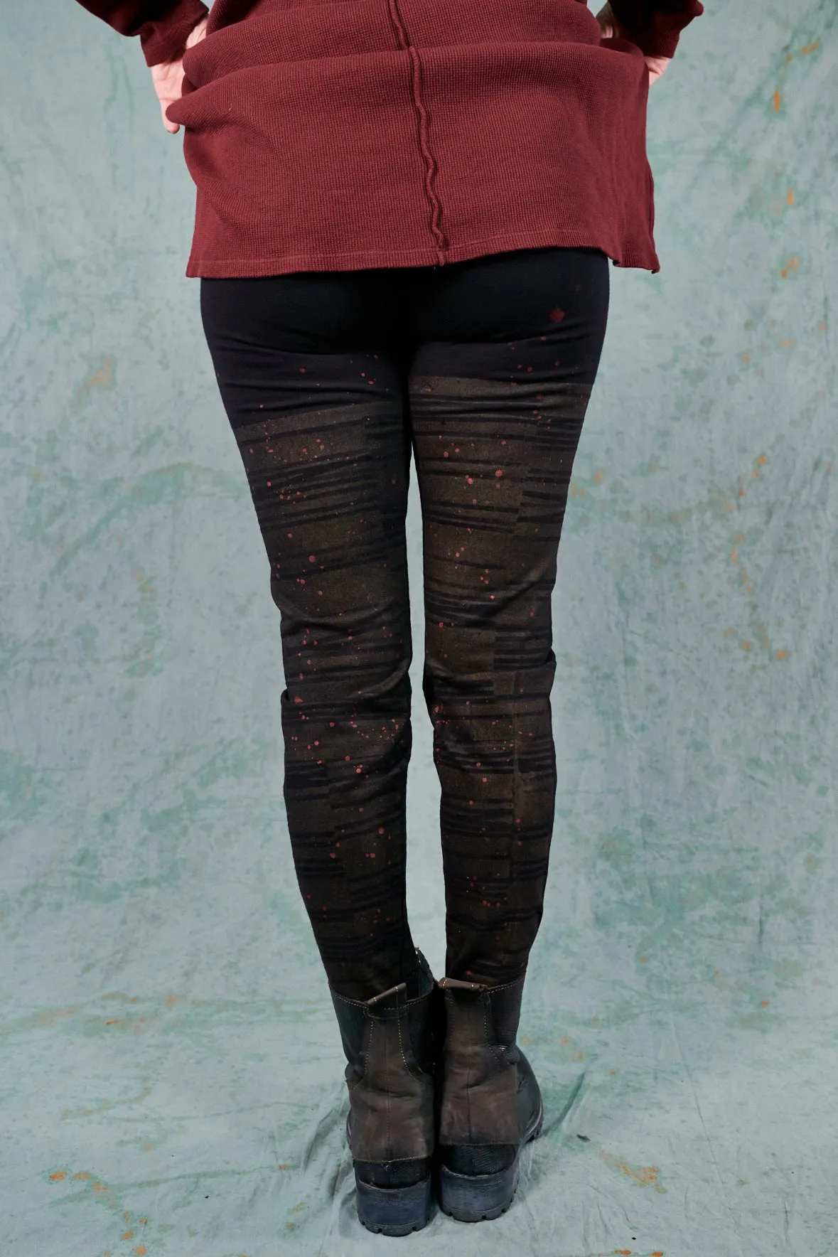 3136 Lightweight Legging Noir-Autumn Rain