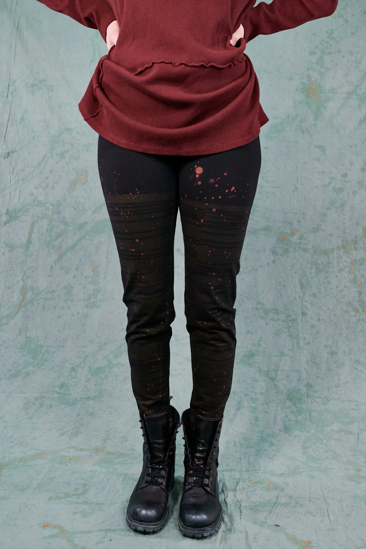 3136 Lightweight Legging Noir-Autumn Rain