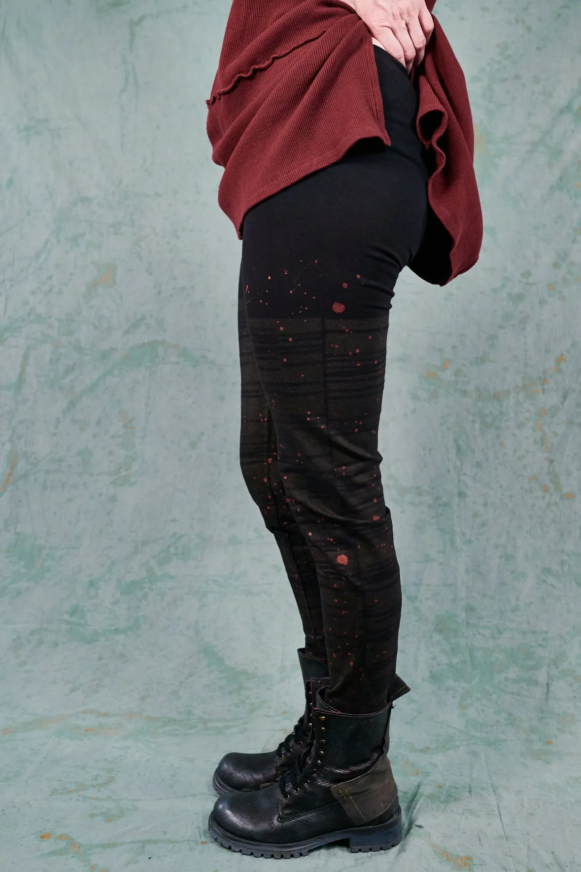3136 Lightweight Legging Noir-Autumn Rain