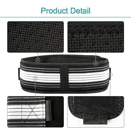 ALYV Sacroiliac SI Joint Hip Sciatica Belt | Breathable Anti-Slip Pelvic - Pain Relief for Sciatica | Pelvis | Lumbar | Nerve and Leg Pain - (Freesize | 1Unit)