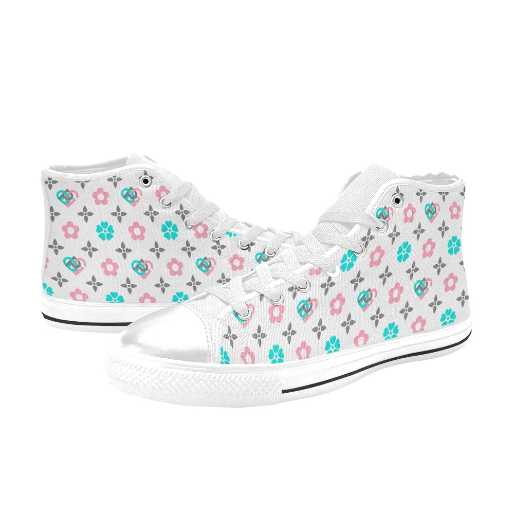 Ami High Top Canvas Kid's Shoes (Big Kid) (Model 017)