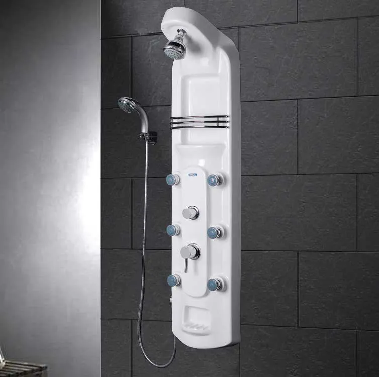 Ariel Bath Lucite Acrylic Thermostatic Shower Panel