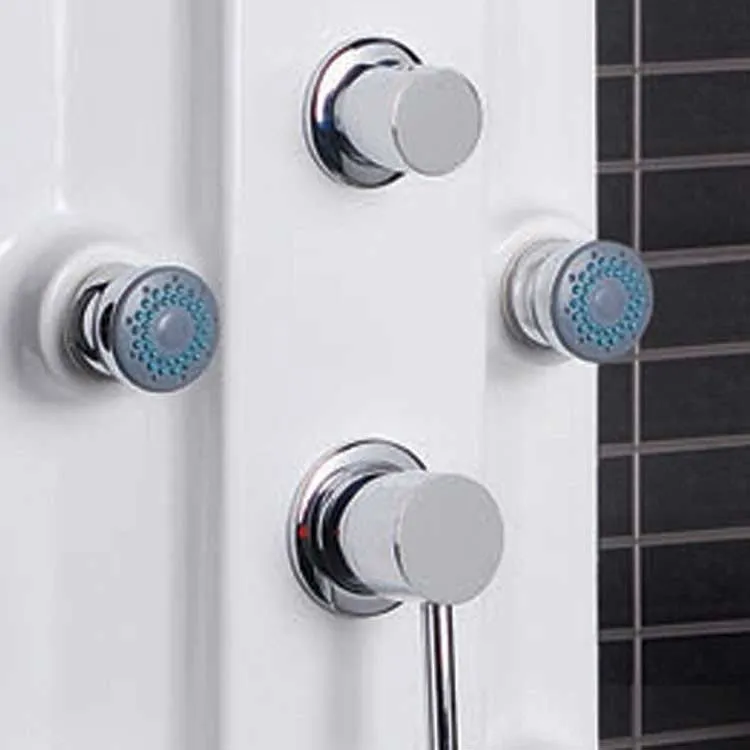Ariel Bath Lucite Acrylic Thermostatic Shower Panel