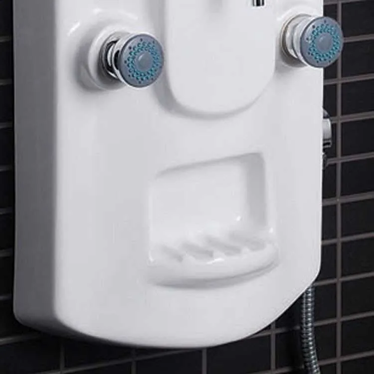 Ariel Bath Lucite Acrylic Thermostatic Shower Panel