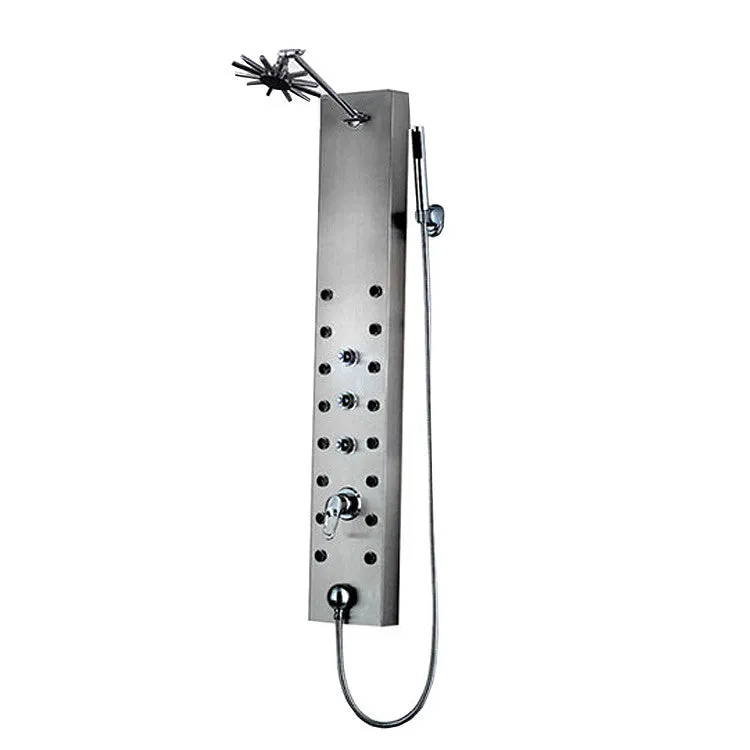 Ariel Bath Stainless Steel 48" Volume Control Shower Panel