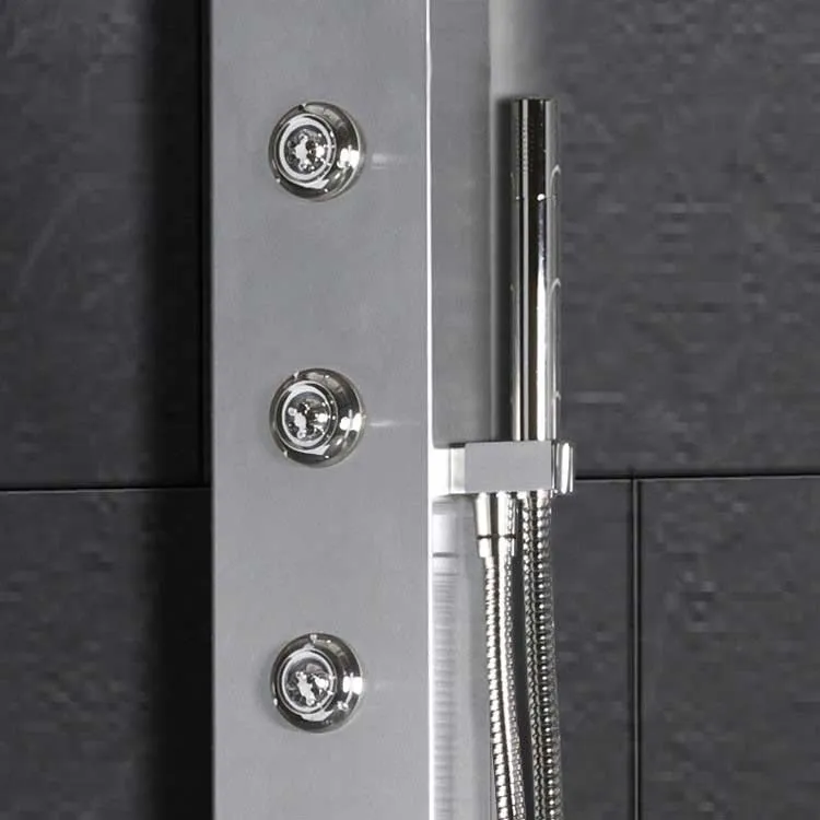 Ariel Bath Stainless Steel 70" Thermostatic Shower Panel