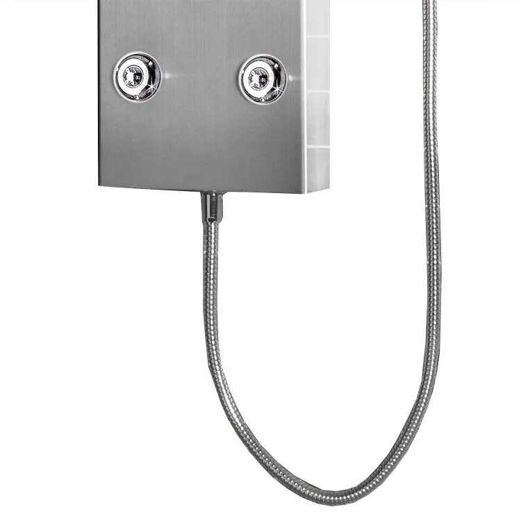 Ariel Bath Stainless Steel 72" Thermostatic Shower Panel