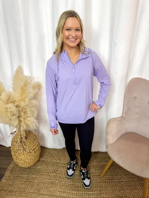 Athena- Half-Zip Nylon Active Jacket