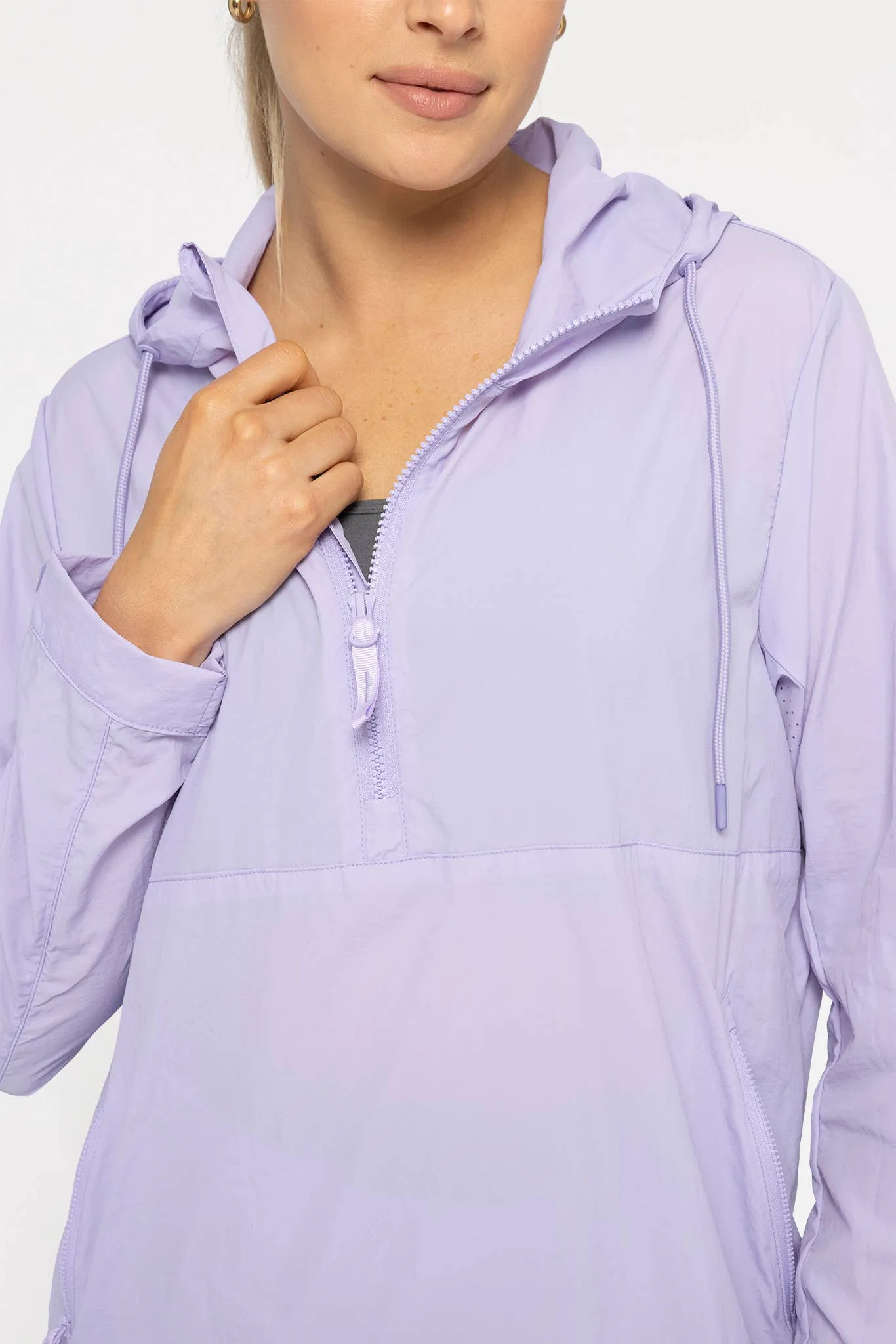 Athena- Half-Zip Nylon Active Jacket