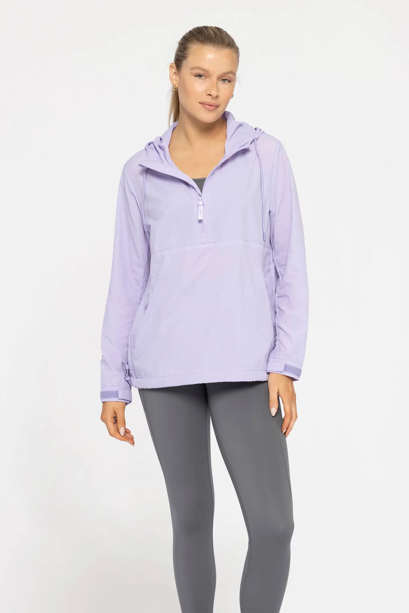 Athena- Half-Zip Nylon Active Jacket