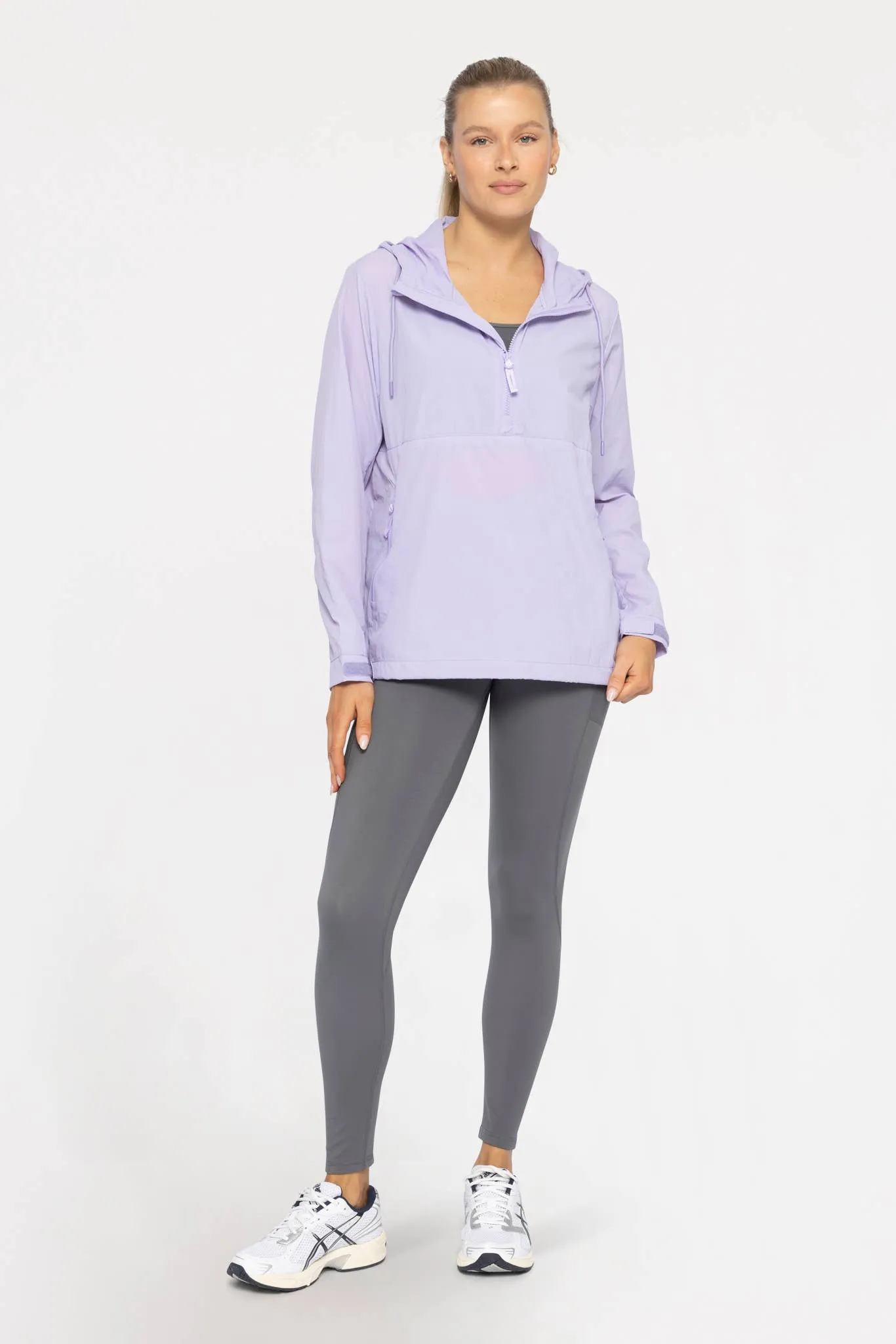 Athena- Half-Zip Nylon Active Jacket
