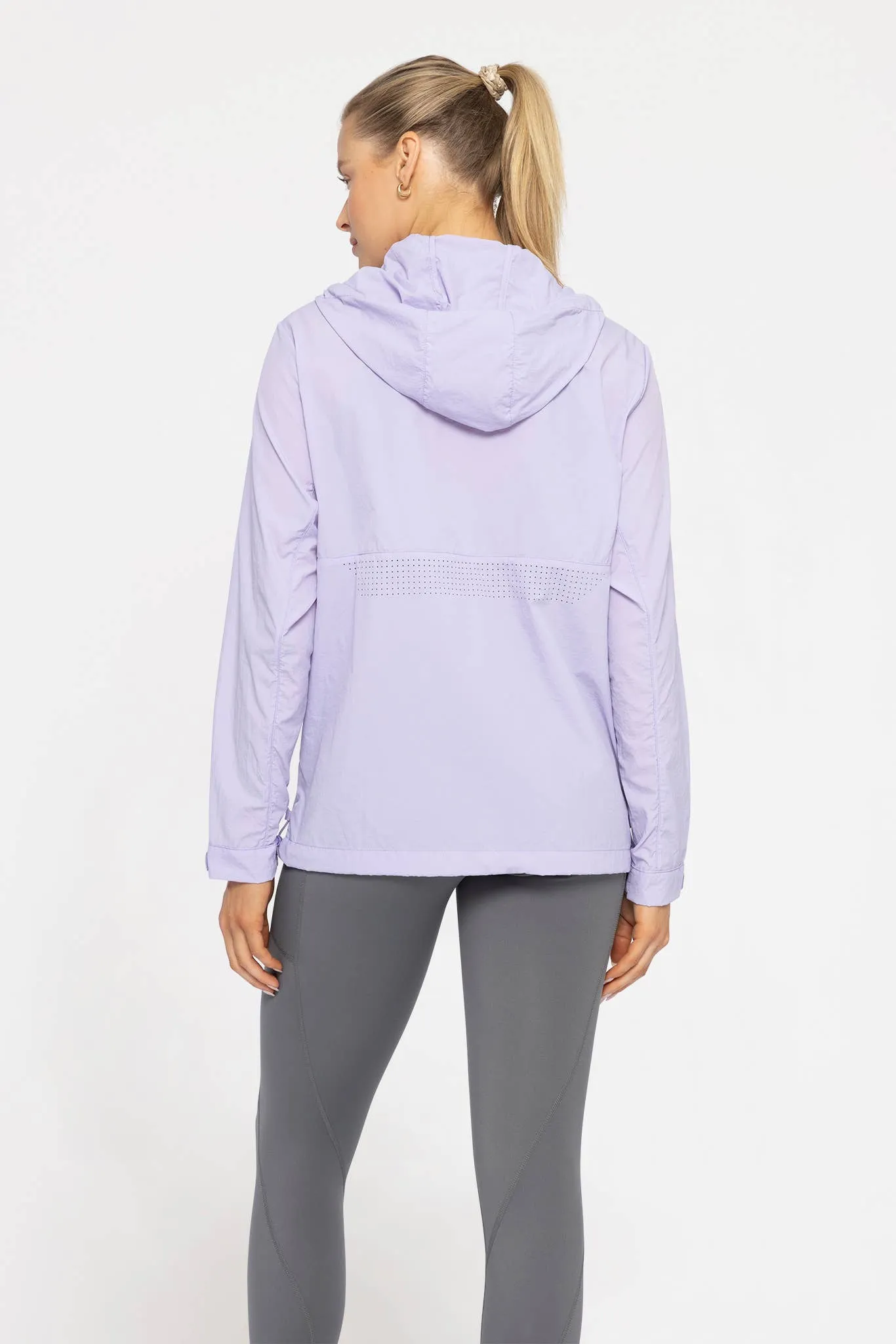 Athena- Half-Zip Nylon Active Jacket