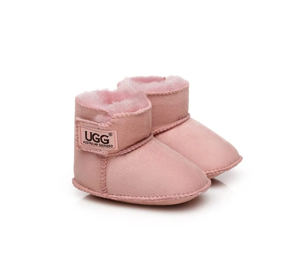 Baby Erin Sheepskin Booties Cradle