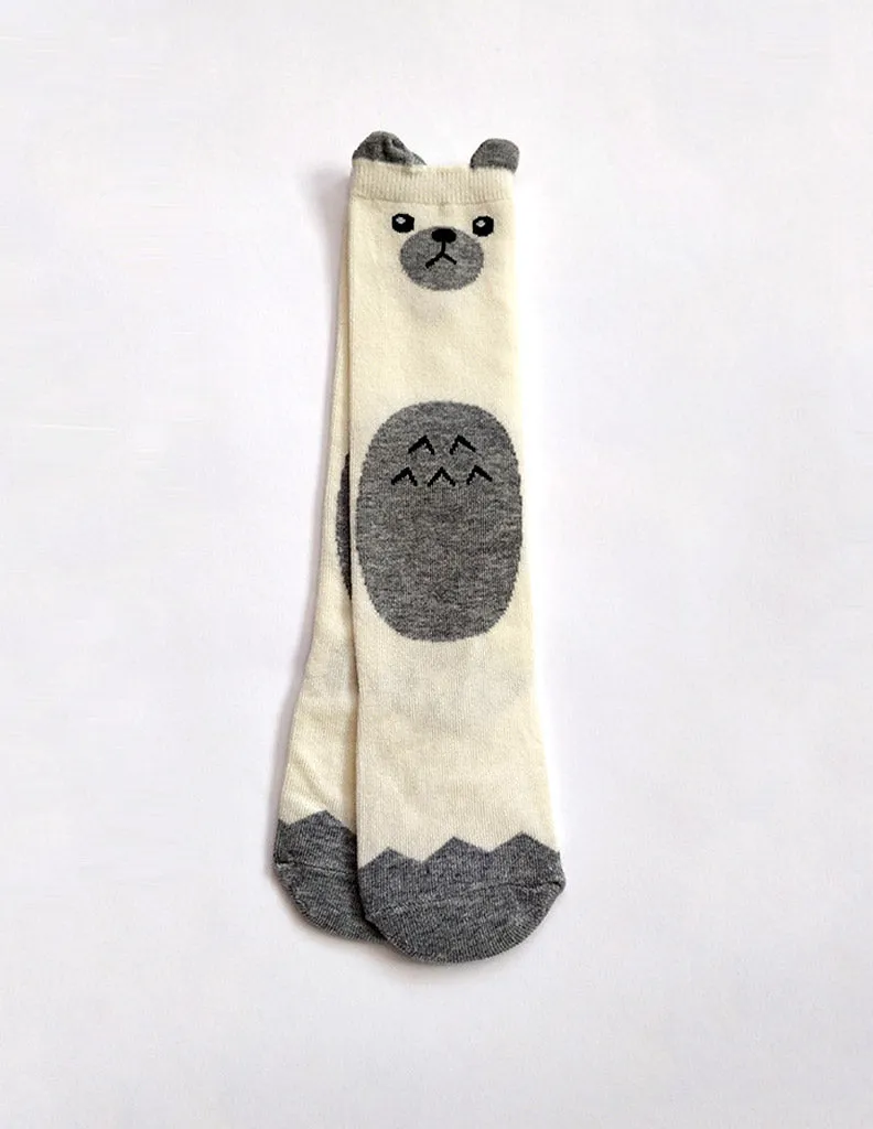 Bear Tummy Knee Socks