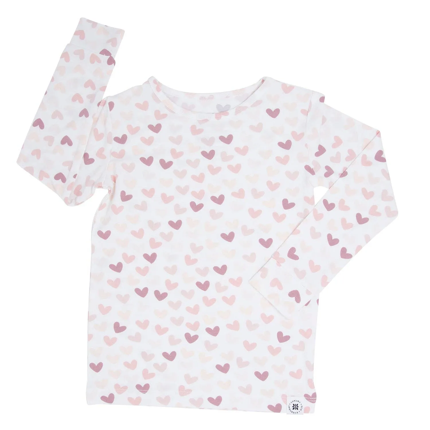 Big Kid Pajama -  Hearts