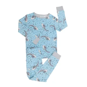 Big Kid Pajama - Swirling Sharks