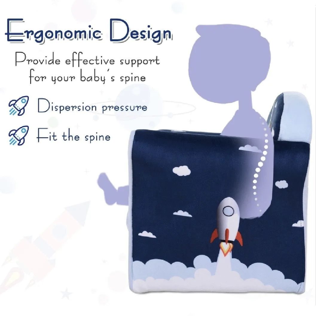 Blast-Off Children’s Rocket Themed Armchair | Blue | 3-9 Years