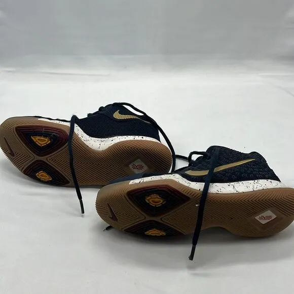 Blue and Gold Nike Kyrie Irving Shoes Youth 2