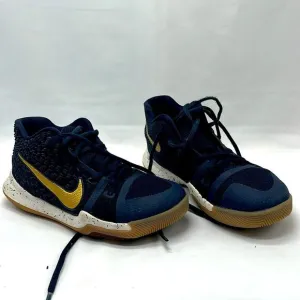 Blue and Gold Nike Kyrie Irving Shoes Youth 2