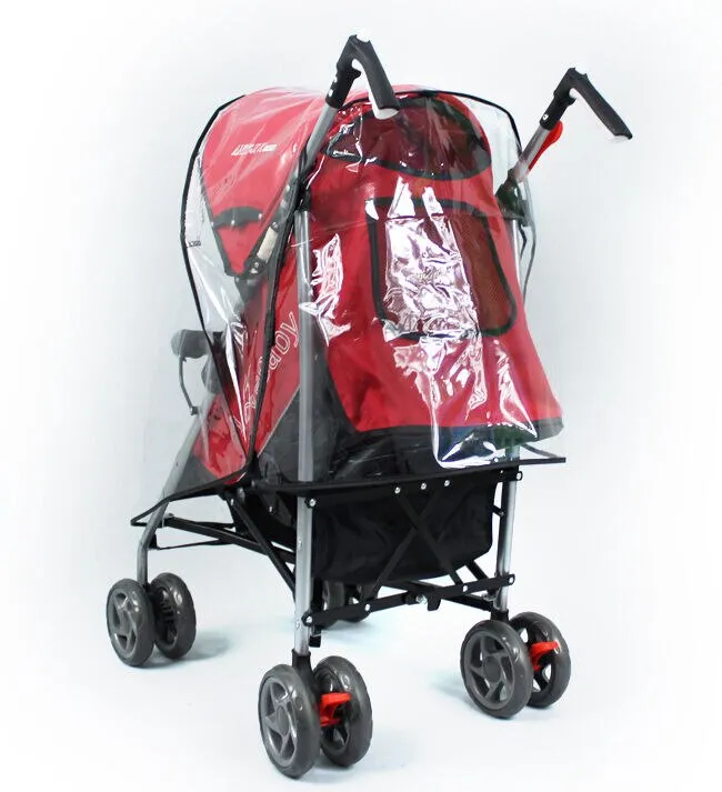 Brand New Baby Stroller Raincover Universal Pushchair Pram Buggy Rain Cover Transparent Rain Cover