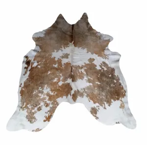 Brown & White, Light Premium Brazilian Hide, XL CH15N V