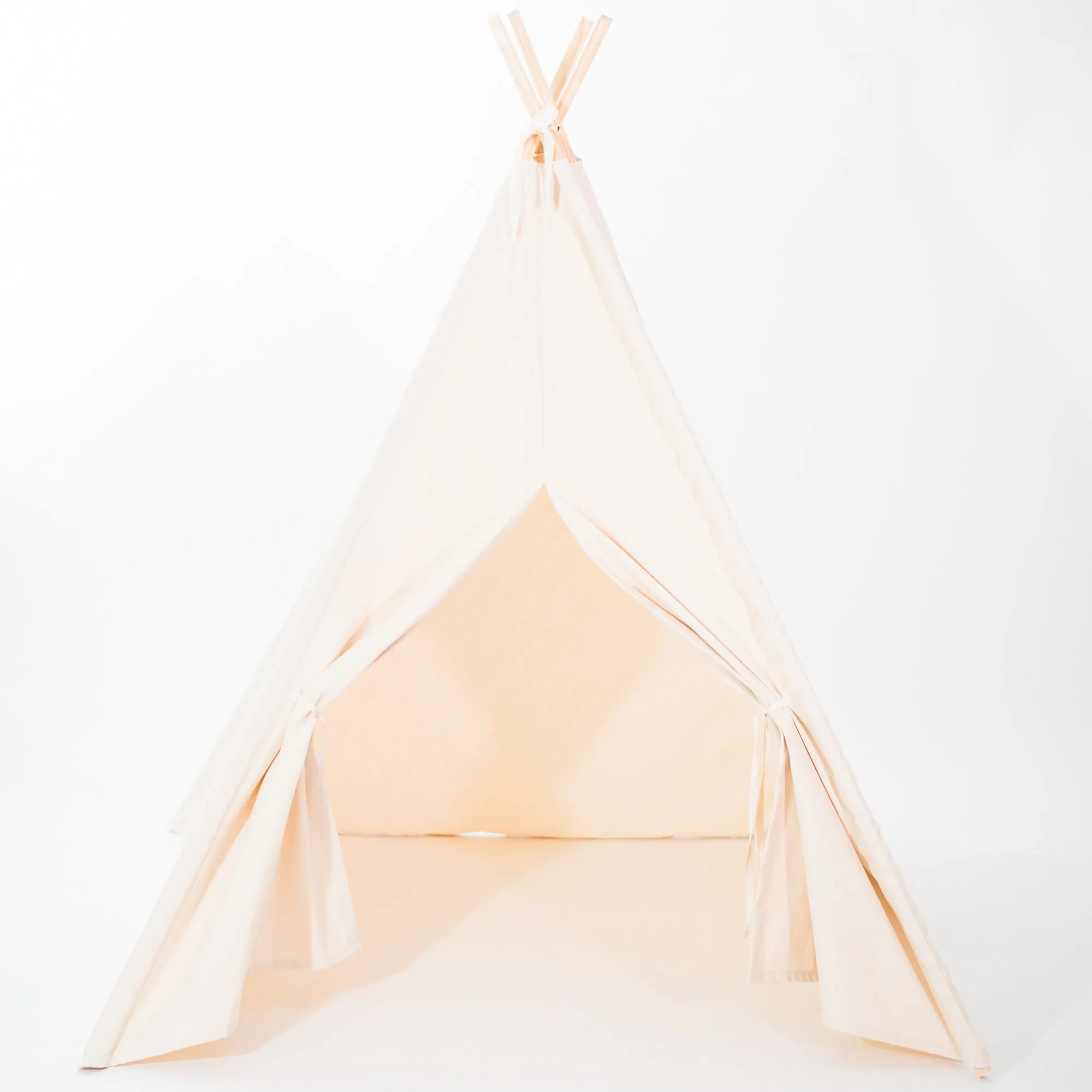Canvas Play Teepee Tent for Kids, Five Sizes Available, Can Include Window