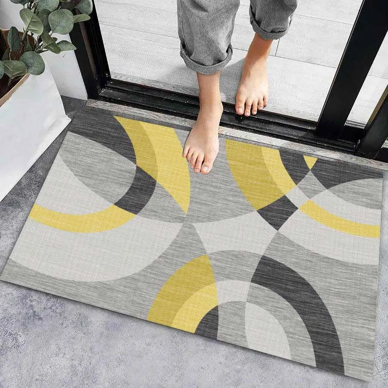 CarpetnRug Anti-slip Door Mat Bath Mats Super Absorbent Home Bathroom Floor Carpet Bedroom Entrance Doormat Carpet Living Room Waterproof