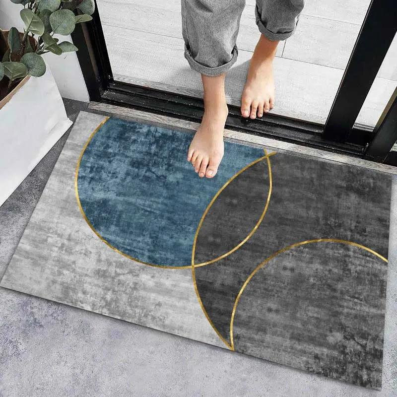 CarpetnRug Anti-slip Door Mat Bath Mats Super Absorbent Home Bathroom Floor Carpet Bedroom Entrance Doormat Carpet Living Room Waterproof