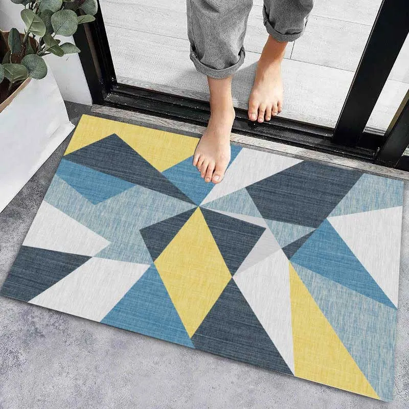 CarpetnRug Anti-slip Door Mat Bath Mats Super Absorbent Home Bathroom Floor Carpet Bedroom Entrance Doormat Carpet Living Room Waterproof