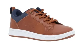 Clarks Kids Denham Boys Sneaker Tan Shoes