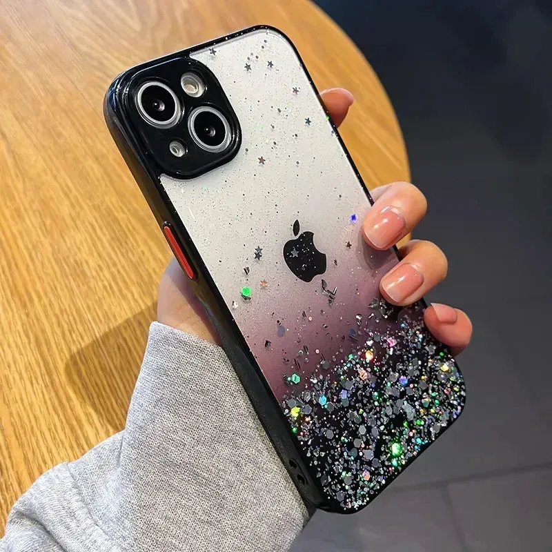 Clear Phone Case For iPhone 13 14 15 12 11 15 16 Pro Max Acrylic Back Cover