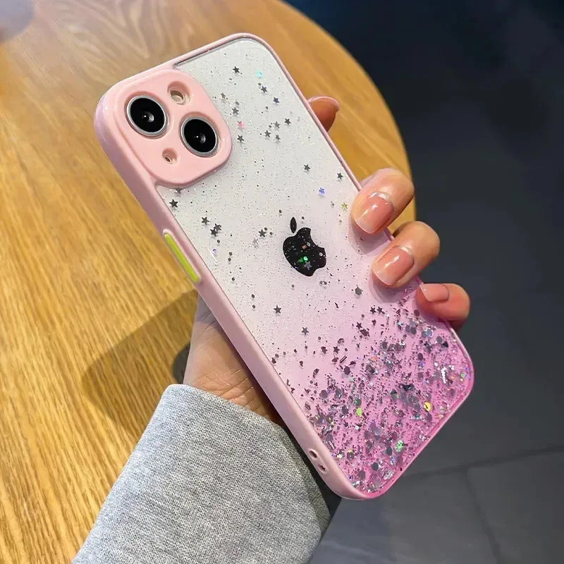 Clear Phone Case For iPhone 13 14 15 12 11 15 16 Pro Max Acrylic Back Cover