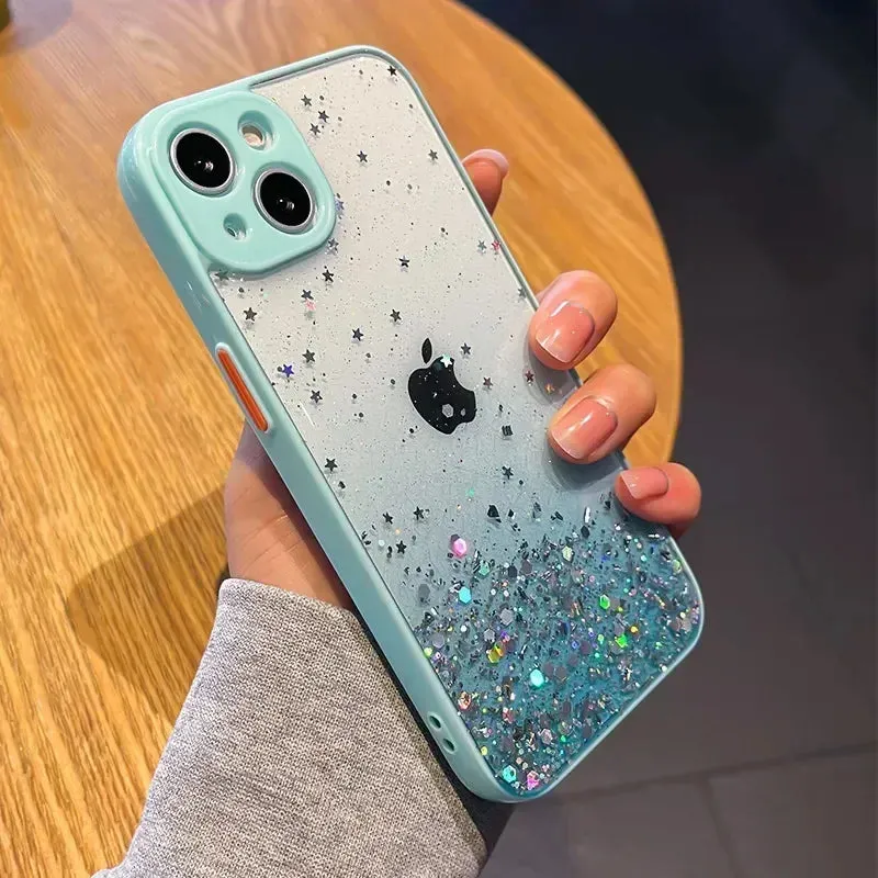 Clear Phone Case For iPhone 13 14 15 12 11 15 16 Pro Max Acrylic Back Cover