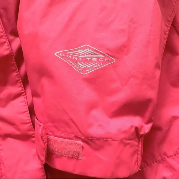 Columbia Rain Jacket Arcadia II Waterproof Breathable Hooded Windbreaker Small