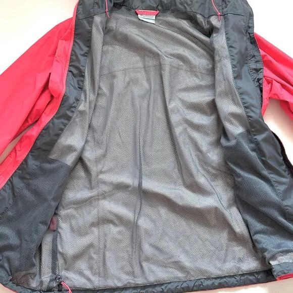 Columbia Rain Jacket Arcadia II Waterproof Breathable Hooded Windbreaker Small
