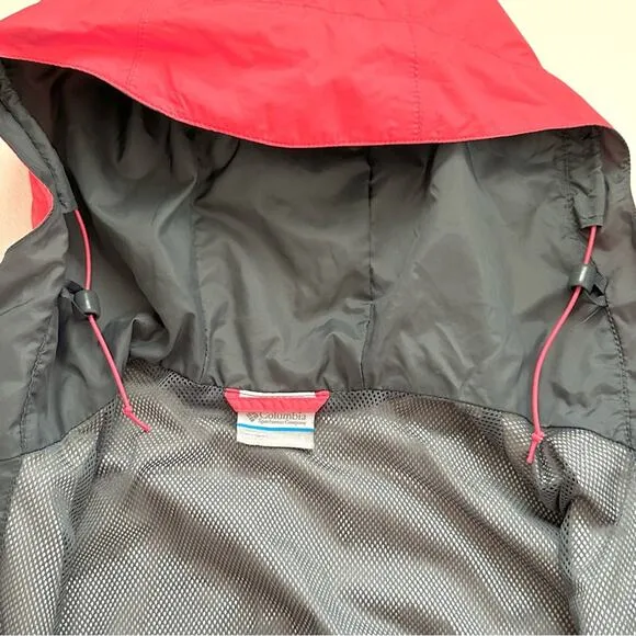 Columbia Rain Jacket Arcadia II Waterproof Breathable Hooded Windbreaker Small