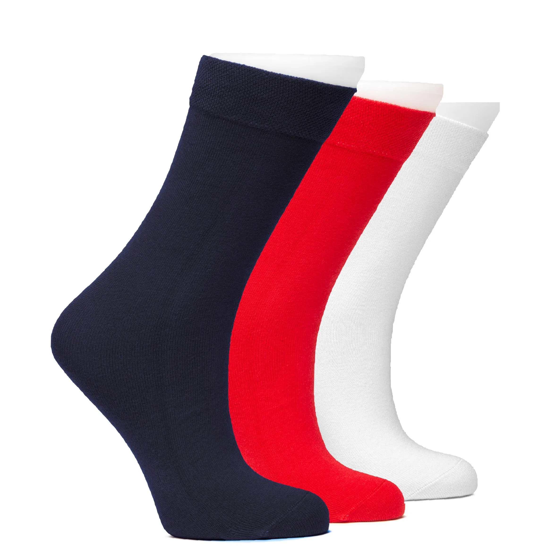 Cotton Dress Crew Socks for Kids, 3 Pairs