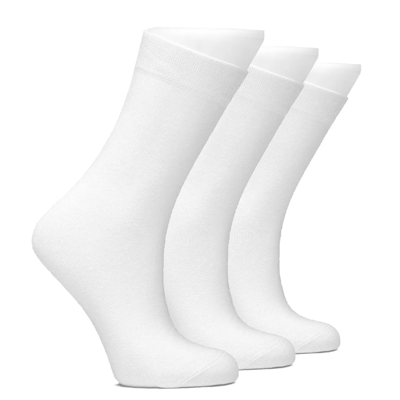 Cotton Dress Crew Socks for Kids, 3 Pairs