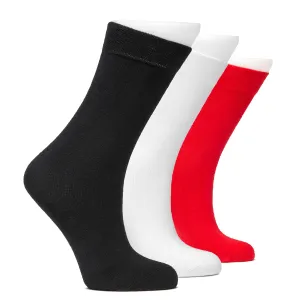 Cotton Dress Crew Socks for Kids, 3 Pairs