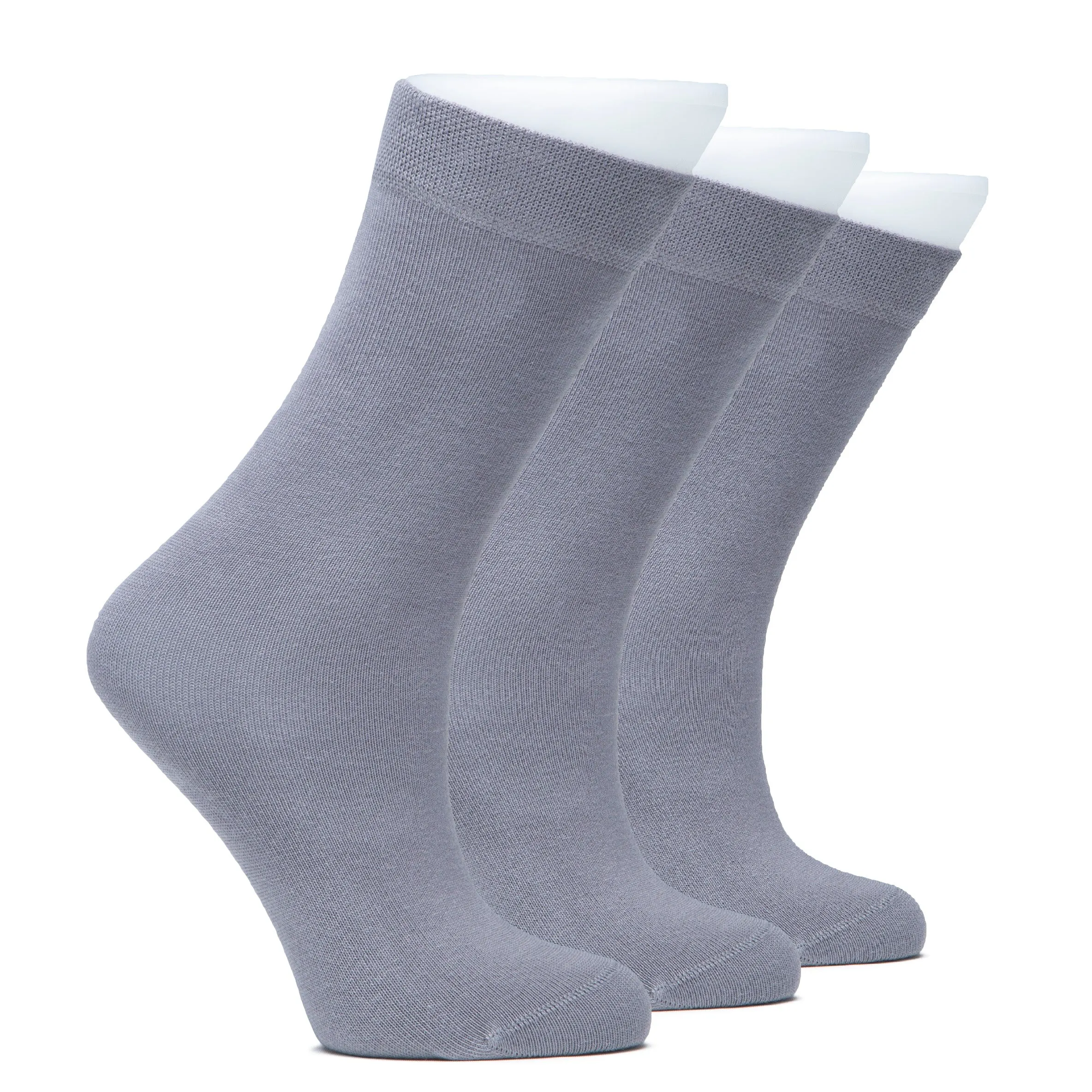 Cotton Dress Crew Socks for Kids, 3 Pairs