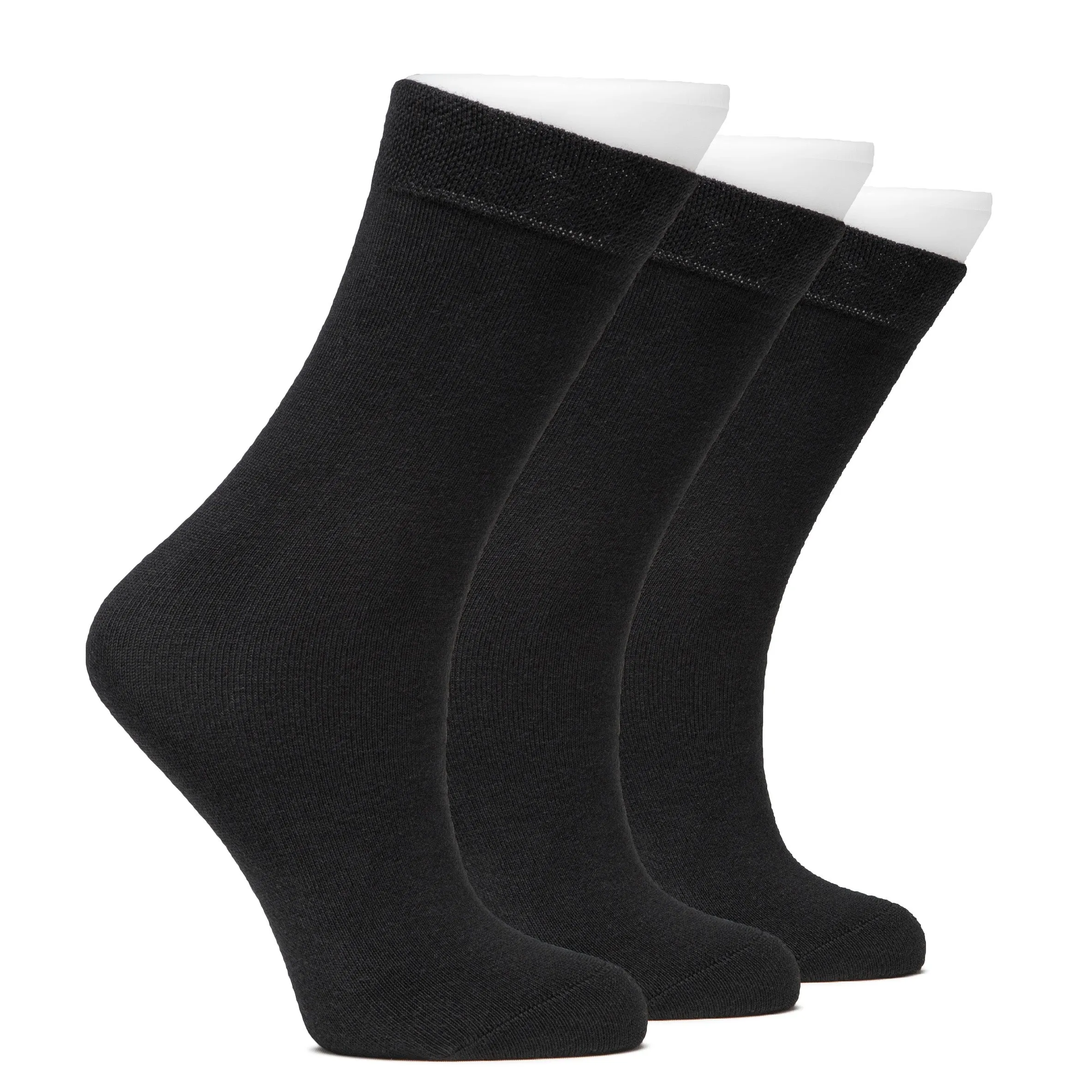Cotton Dress Crew Socks for Kids, 3 Pairs