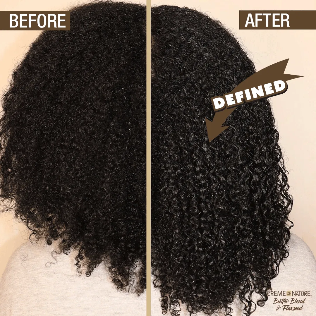 Creme of Nature Butter Blend & Flaxseed Double Duty Detangle & Slip Shampoo 12oz