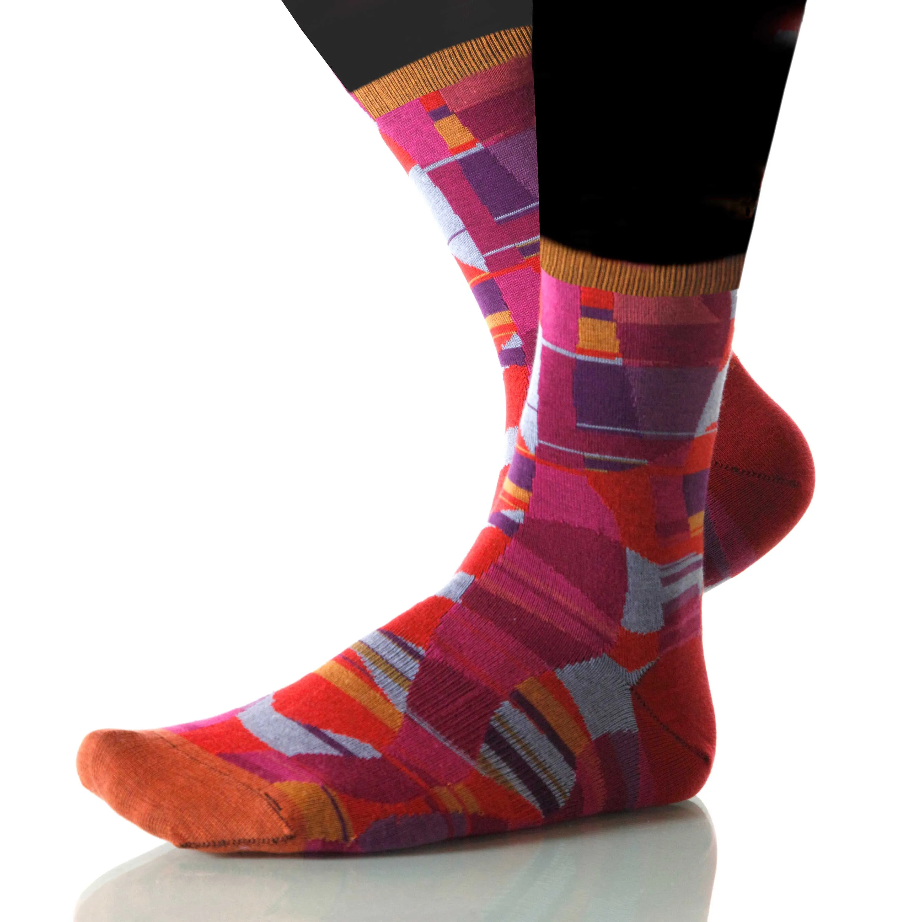 Crimson Ripple - Ankle Height