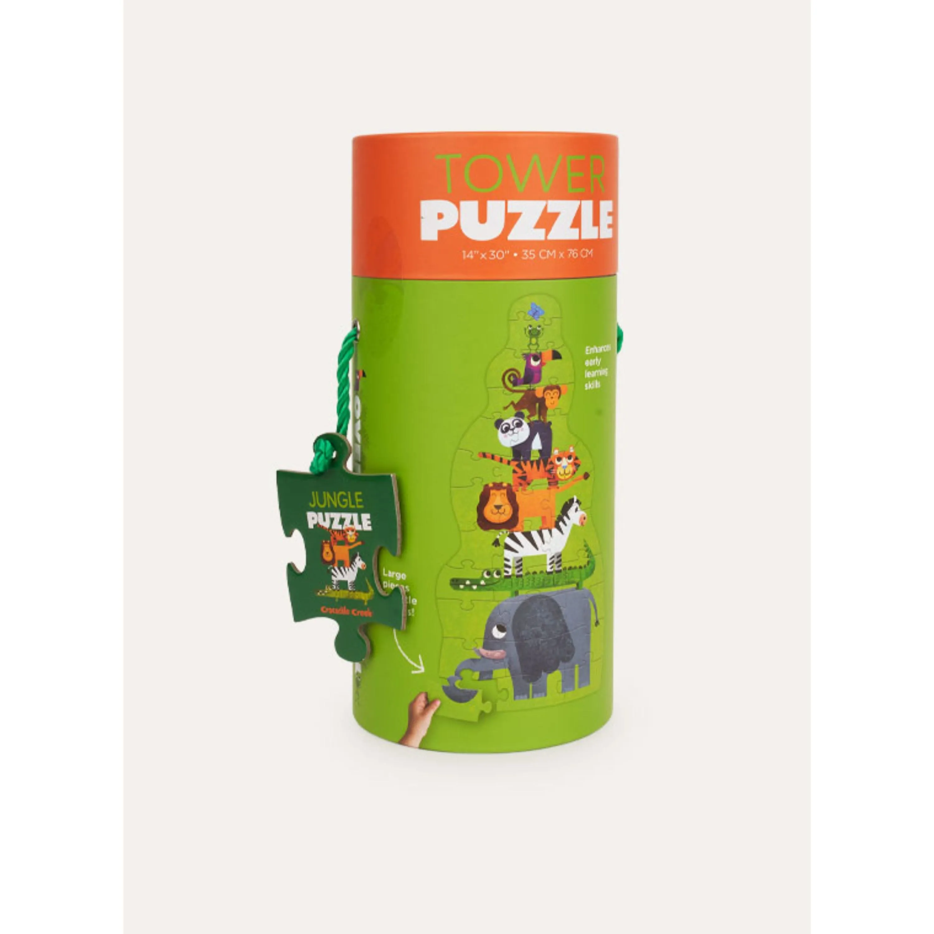 Crocodile Creek 30 Pc Tower Puzzle: Jungle