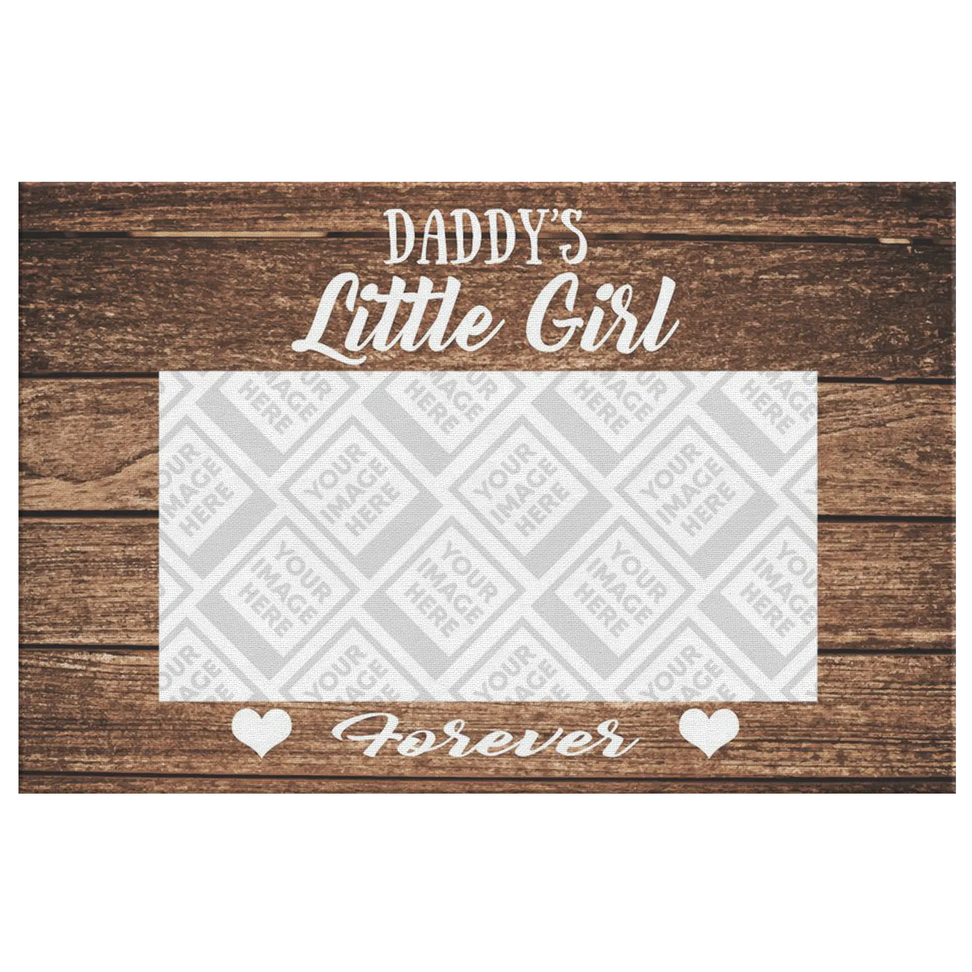 Daddy's Little Girl Personalized Wall Art