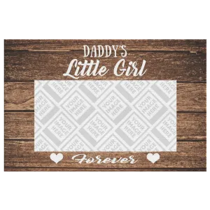 Daddy's Little Girl Personalized Wall Art