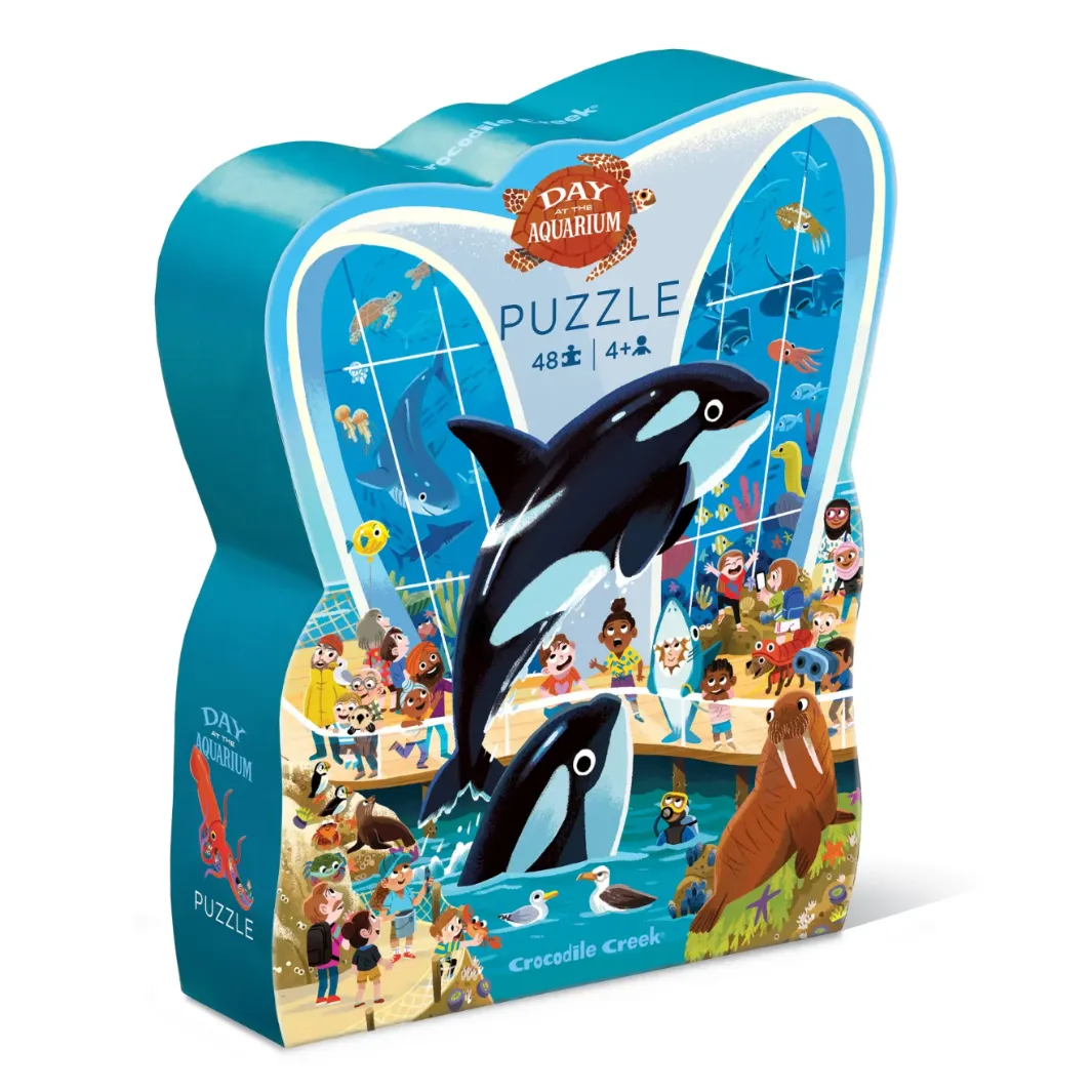 Day at the Aquarium Puzzle for Kids