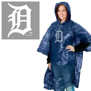 Detroit Tigers Rain Poncho Special Order